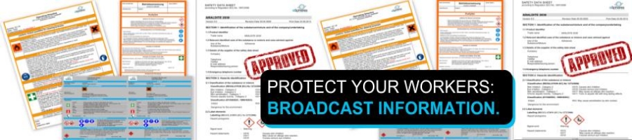 Protect your workers: broadcast information